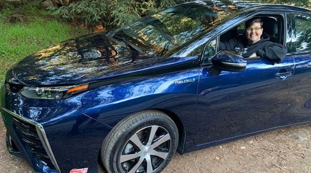 In June, Jill Trotta, subject-matter expert in automotive propulsion technologies, will point her hydrogen-powered Toyota eastward from Oakland, California, to Indianapolis for a conference, where she&apos;ll lead a panel discussion.